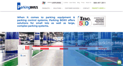 Desktop Screenshot of parkingboxx.com